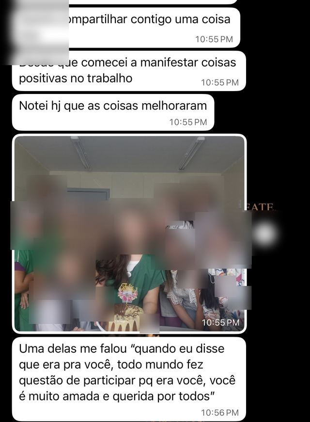 Depoimento real de aluna sobre manifestação
